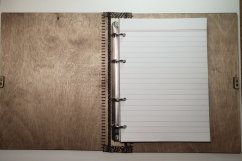 Dřevěný Zápisník na Recepty - Vezmi si prkýnko