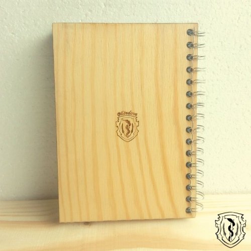 Dřevěný blok - Wicca symbol ochrany
