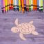 Magnet Mořská želva k domalování - Kreativní zábava pro děti