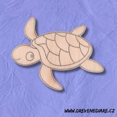 Magnet Mořská želva k domalování - Kreativní zábava pro děti