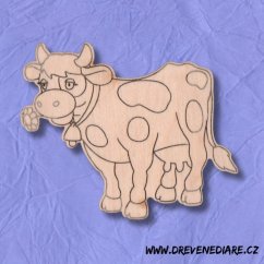 Magnet Kráva k domalování - Kreativní zábava pro děti