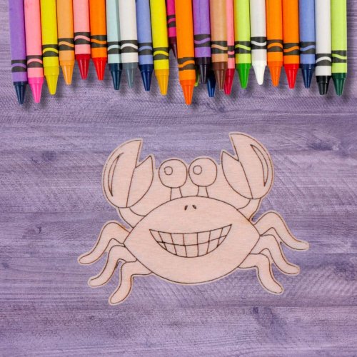 Magnet Krab k domalování - Kreativní zábava pro děti