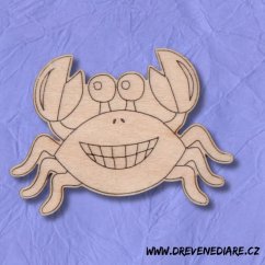 Magnet Krab k domalování - Kreativní zábava pro děti