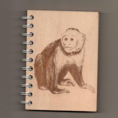 Dřevěný blok - Opice
