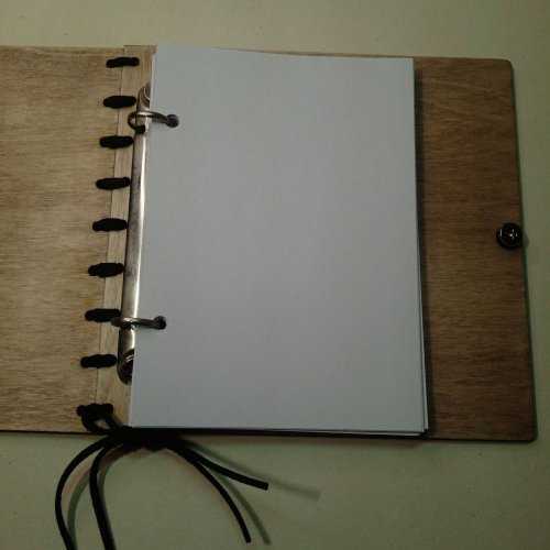 Dřevěný zápisník Retrívr