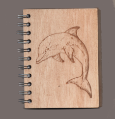 Dřevěný blok - Delfín